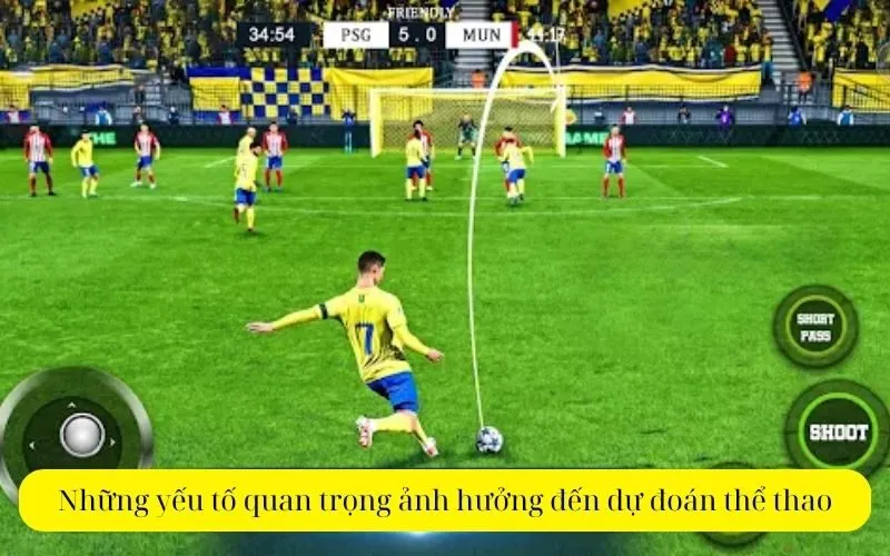 Những yếu tố quan trọng ảnh hưởng đến dự đoán thể thao