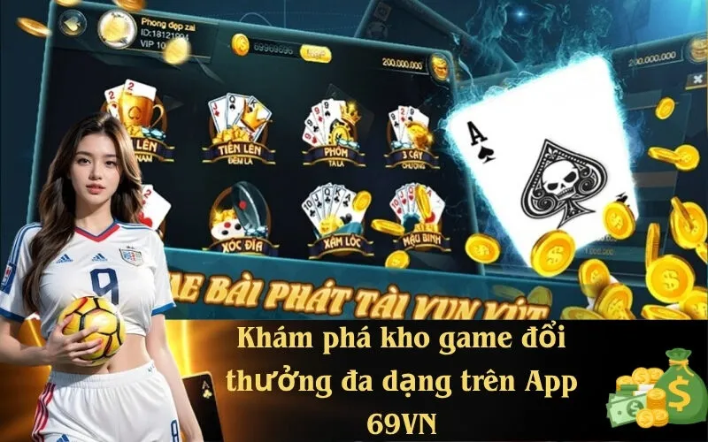 Khám phá kho game đổi thưởng đa dạng trên App 69VN