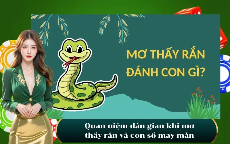 Quan niệm dân gian khi mơ thấy rắn và con số may mắn